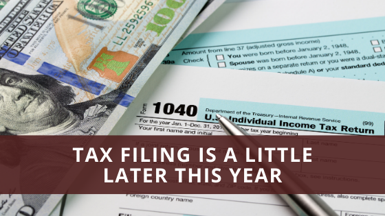 Tax filing is a little late this year